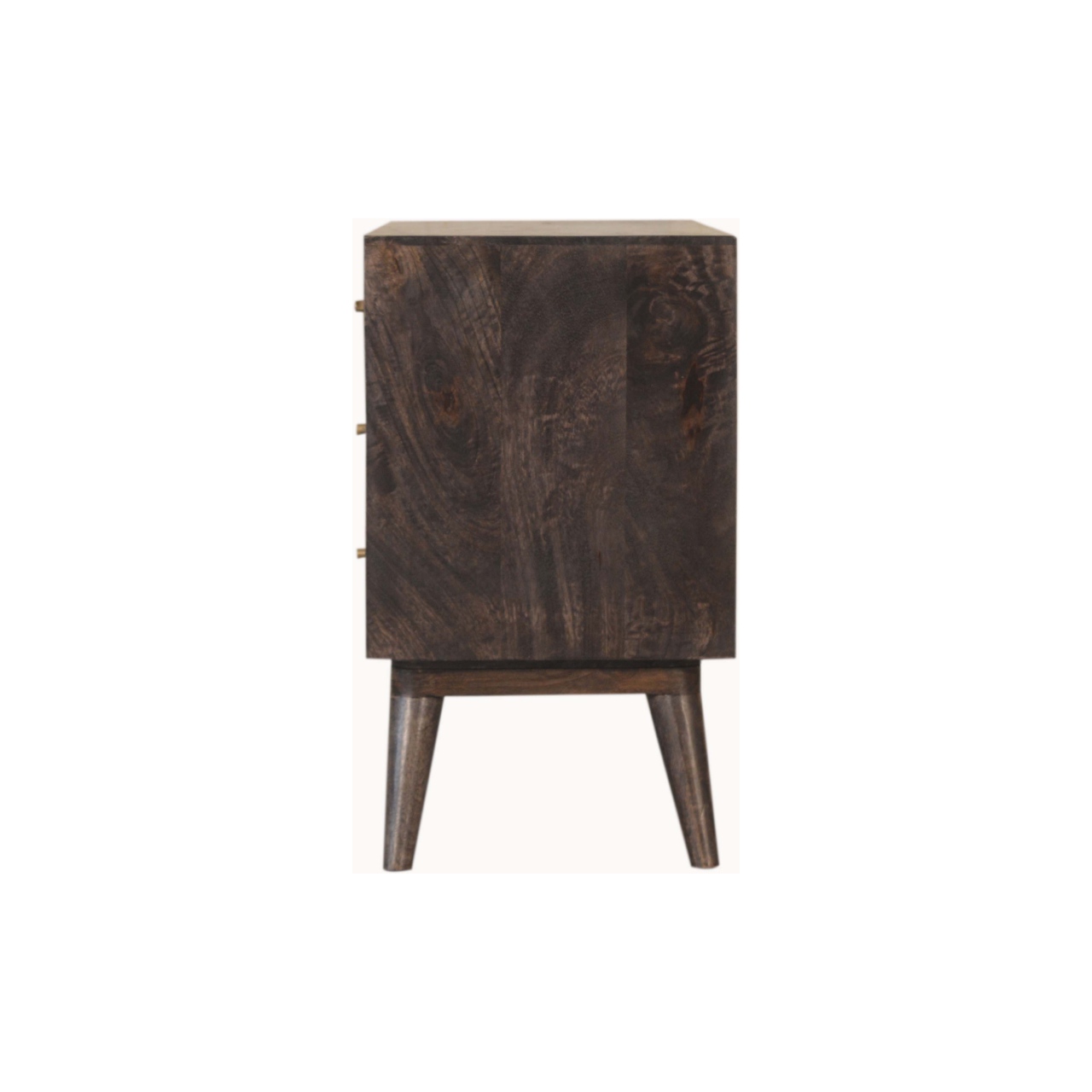 Solid Mango Wood Havana Cabinet with 3 Drawers - Image 8