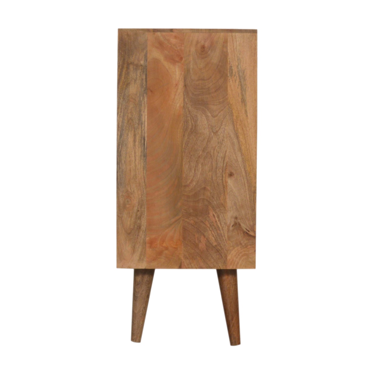 Solid Mango Wood Acadia Teal and White Cabinet - Image 8