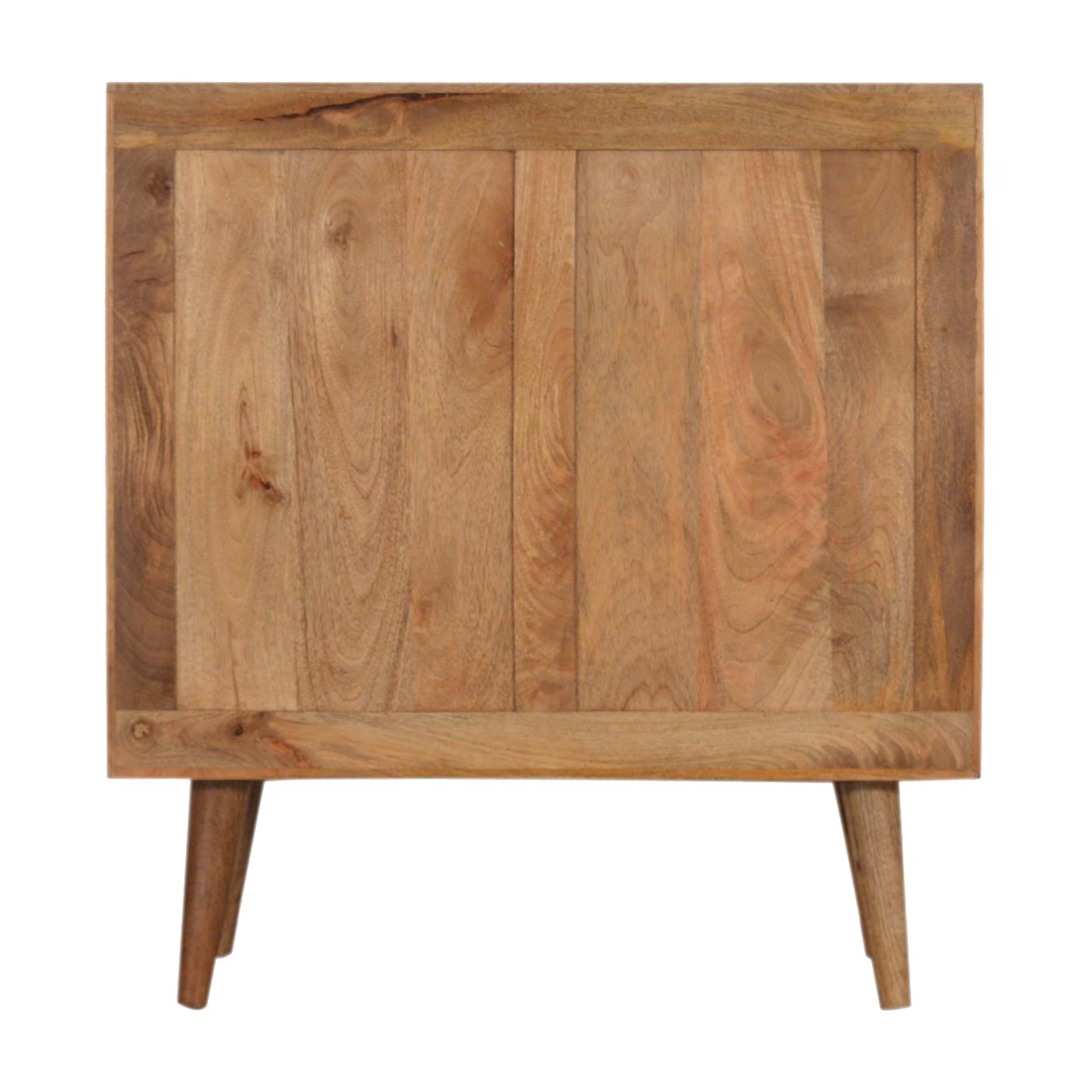 Solid Mango Wood Acadia White and Navy Cabinet - Image 9