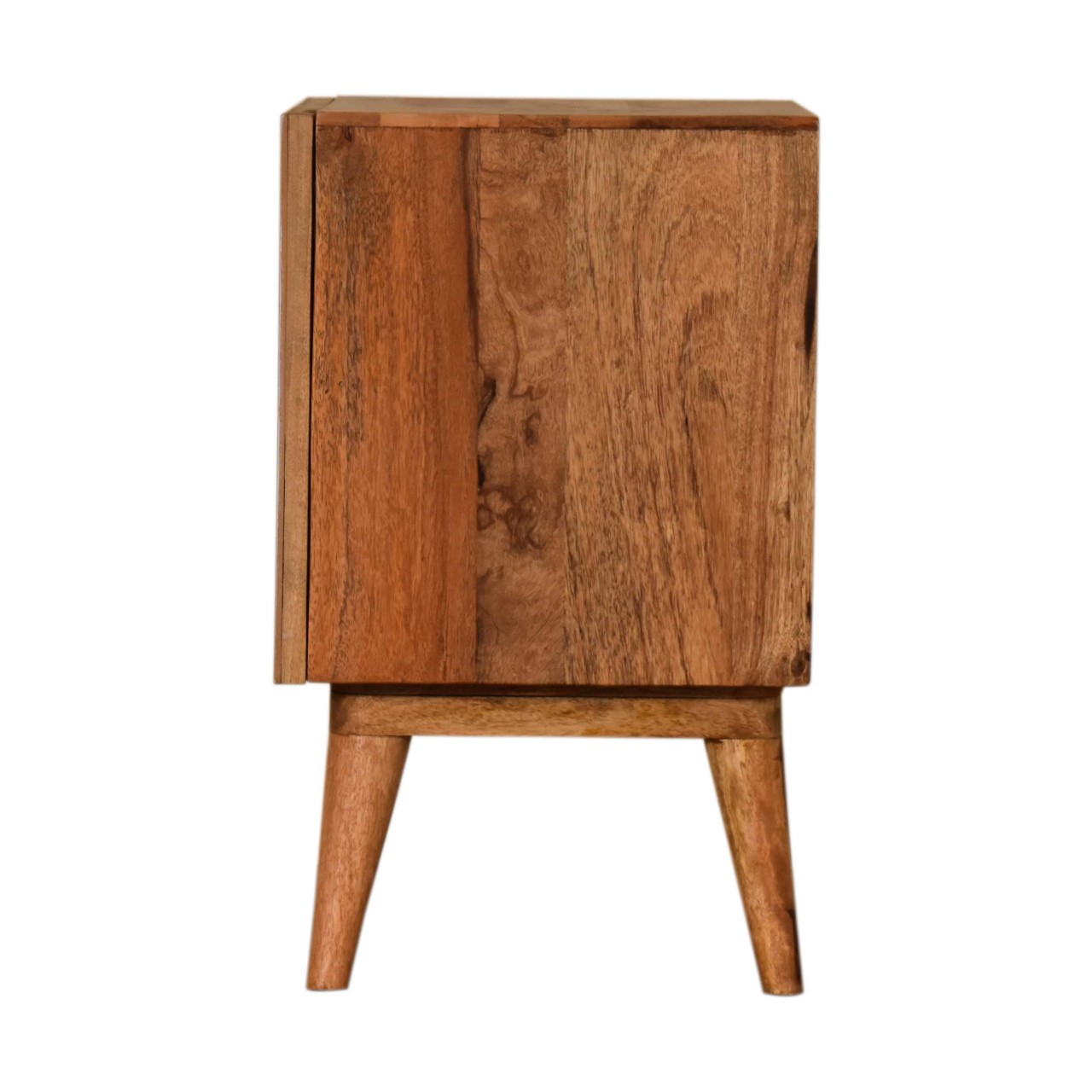 Solid Mango Wood Quebec Brown Bedside - Image 8