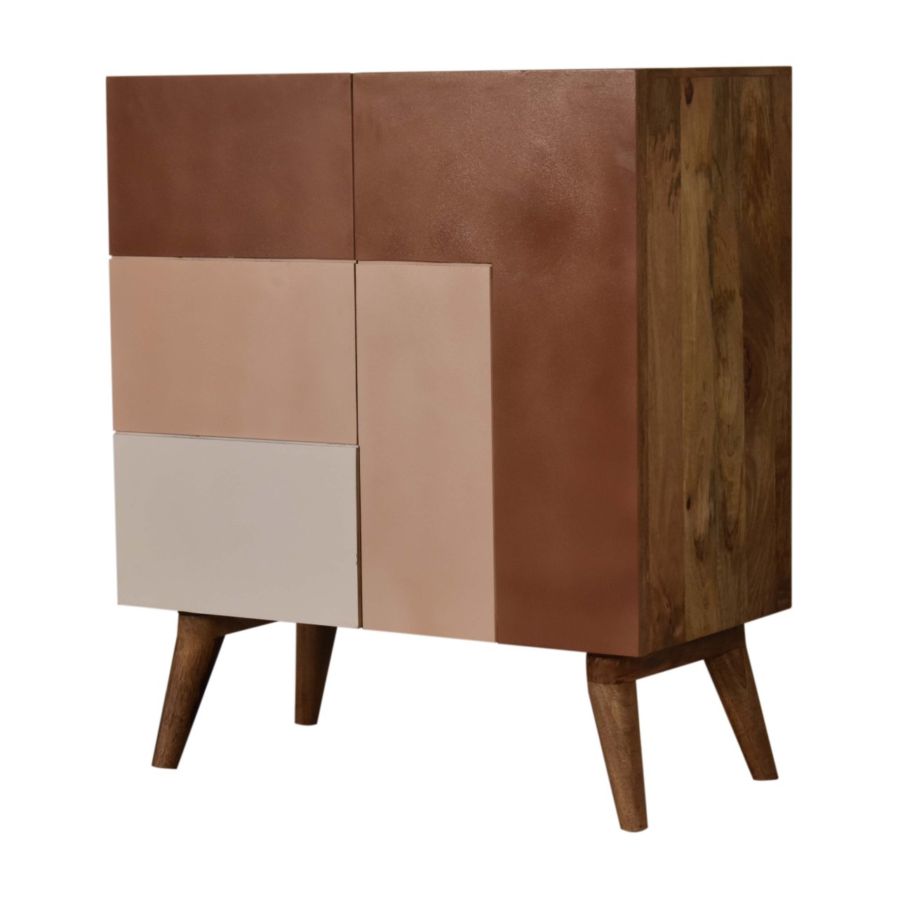 Solid Mango Wood Quebec Brown Cabinet - Image 2