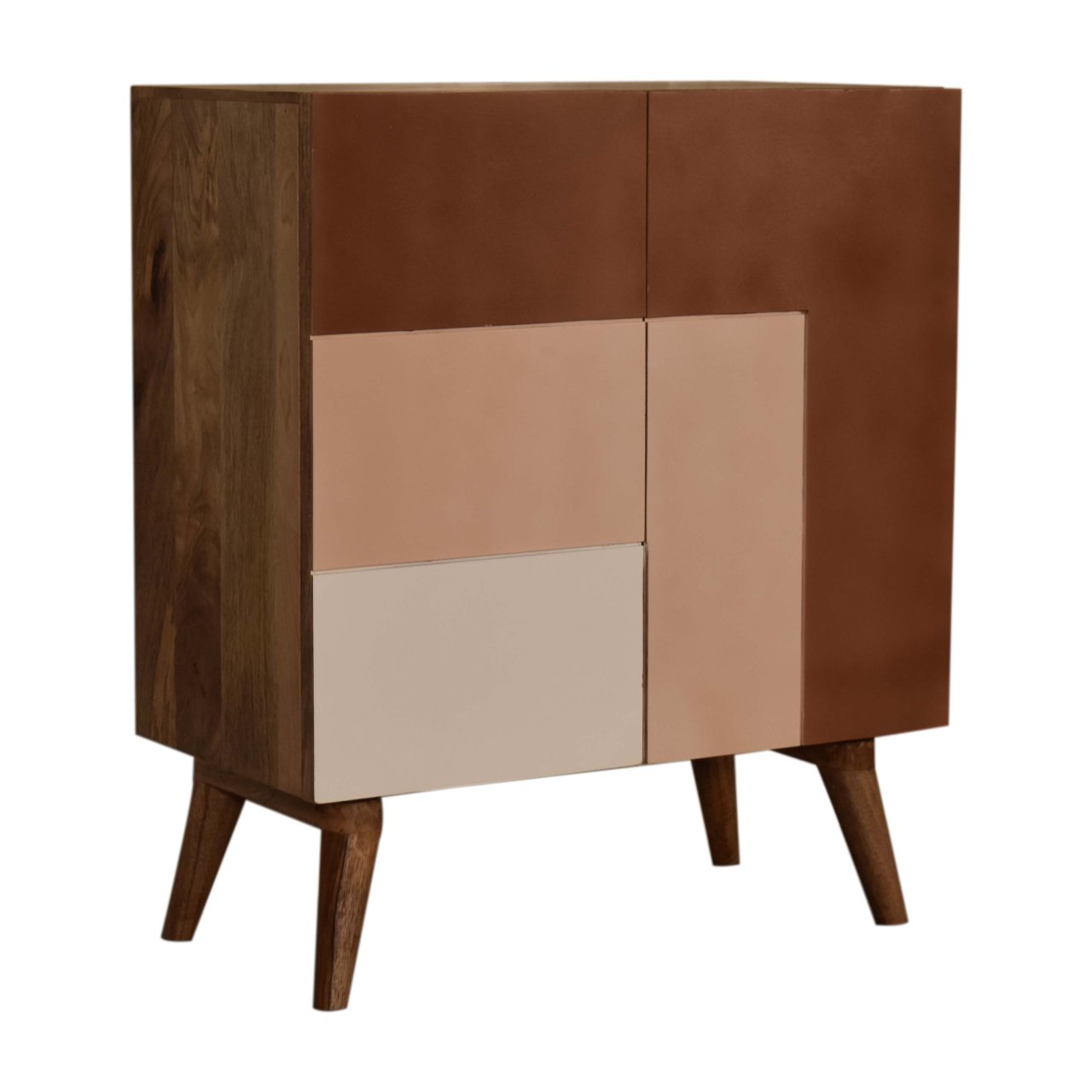 Solid Mango Wood Quebec Brown Cabinet - Image 3