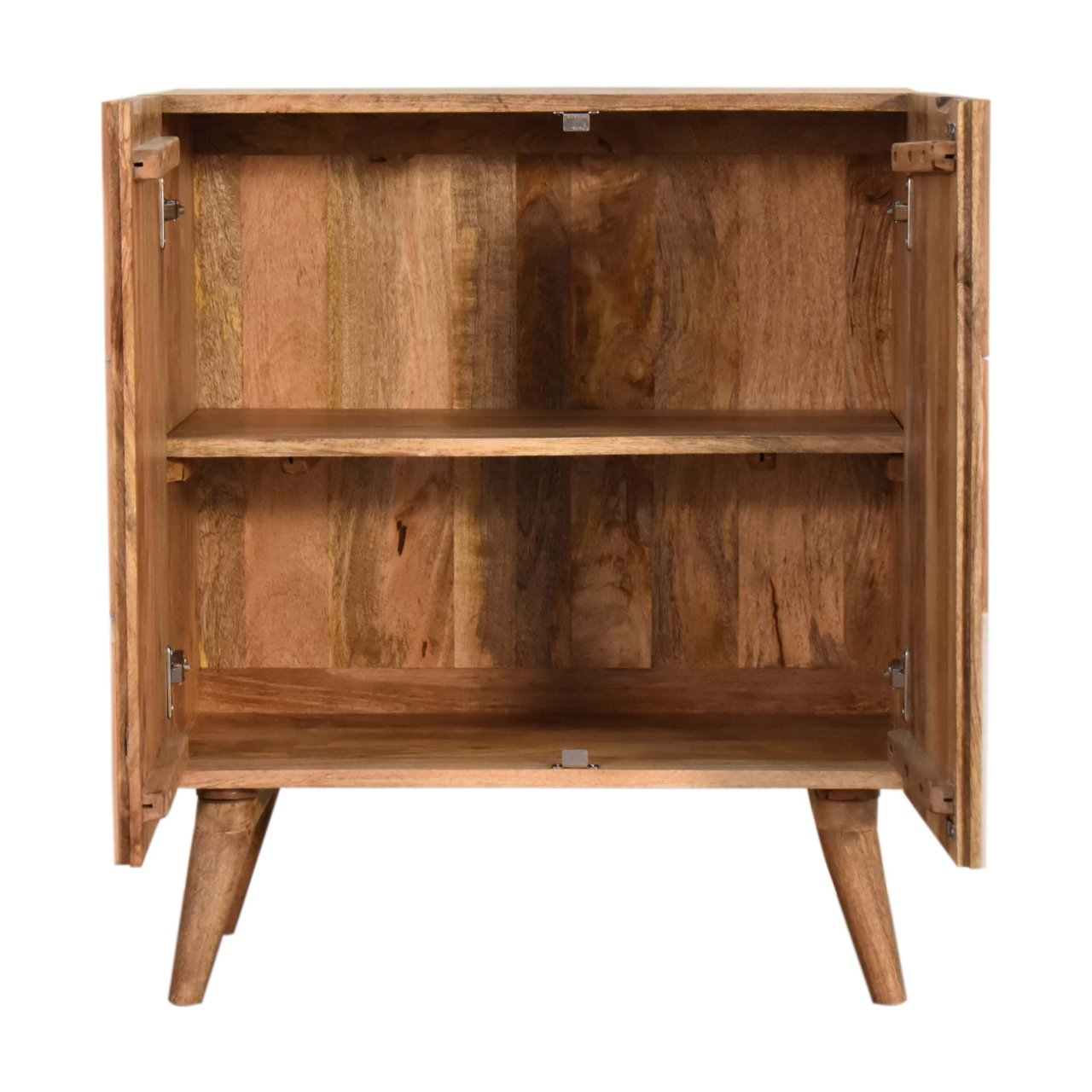 Solid Mango Wood Quebec Brown Cabinet - Image 6
