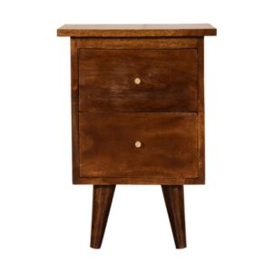 Solid Mango Wood Chestnut Bedside