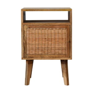 Mango Wood Knit Door Bedside