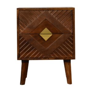 Solid Mango Wood Alma Bedside
