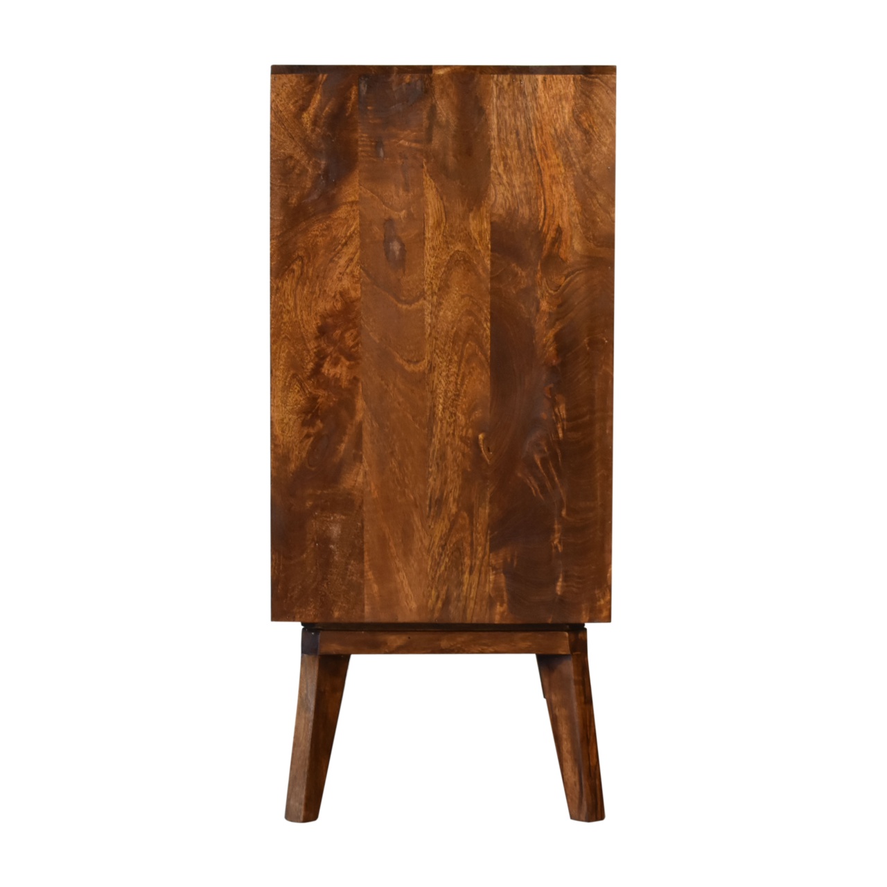 Solid Mango Wood Chestnut Finished Amouri 2 Door Cabinet - Image 8