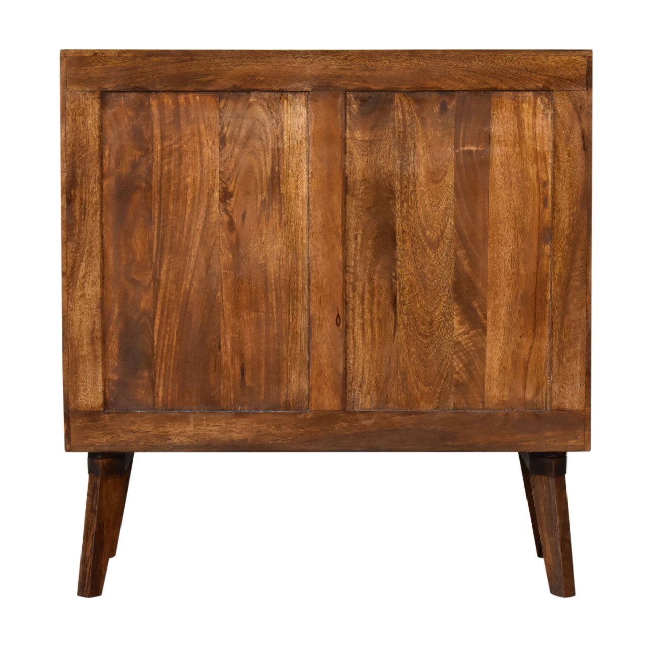 Solid Mango Wood Chestnut Finished Amouri 2 Door Cabinet - Image 9