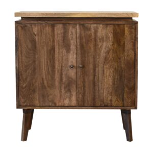 Solid Mango Wood Platform Cabinet