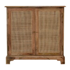 Solid Mango Wood Close-knit Lounge Cabinet
