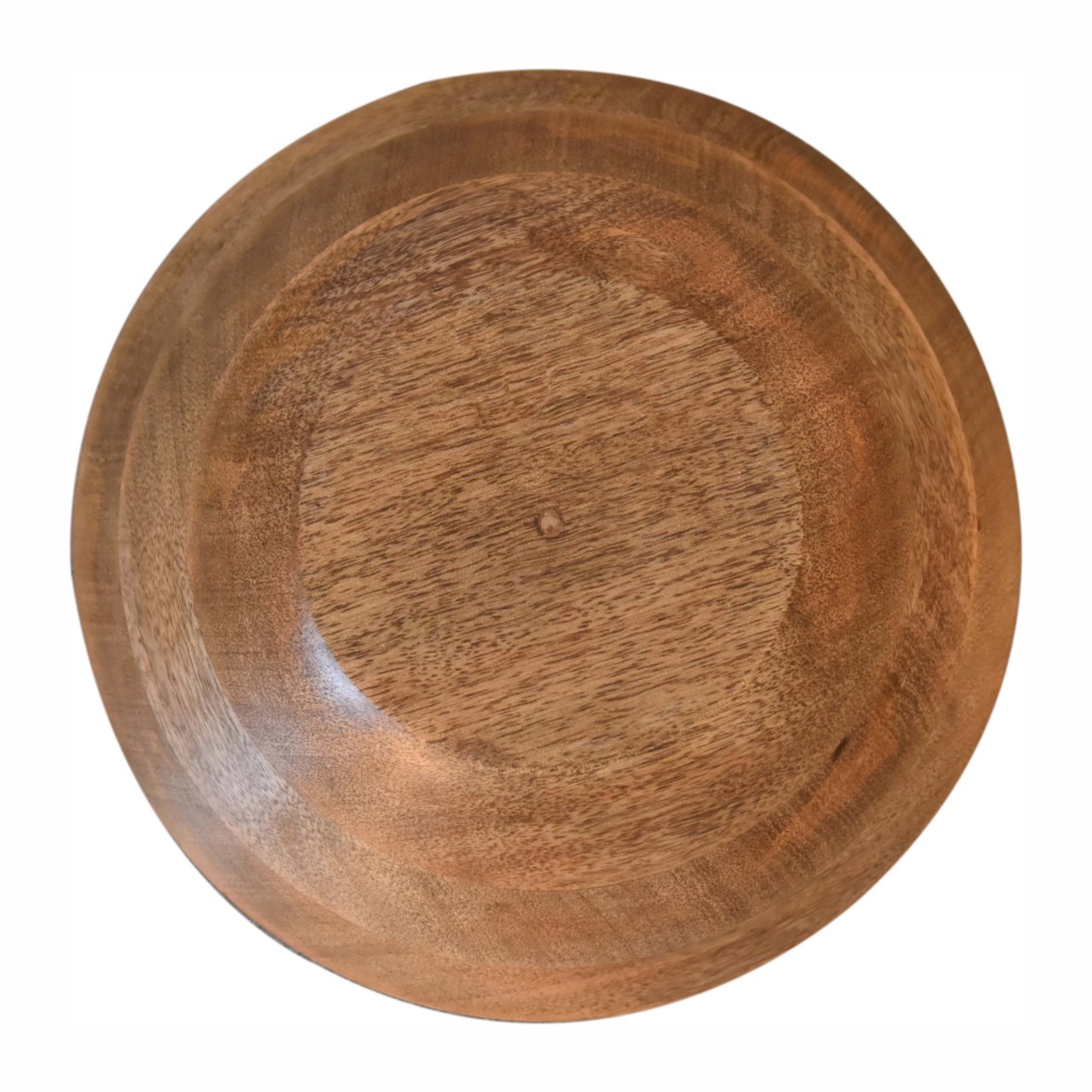 Solid Mango Wood Floral Bird Bowl Set of 2 - Image 4