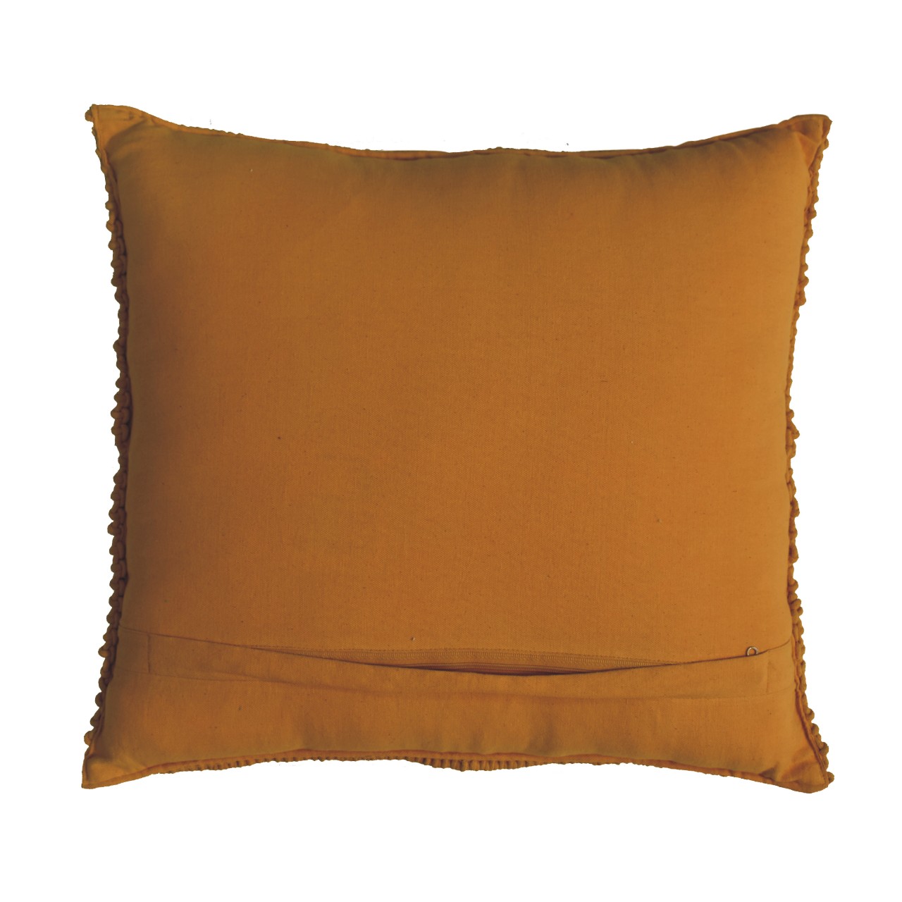 Solid Mango Wood Esmi Cushion Set of 2 - Mustard - Image 7