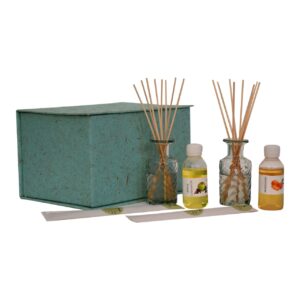 Solid Mango Wood Anka Diffuser Set (Autumn)