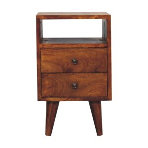 Mango Wood Mini Classic Chestnut Bedside