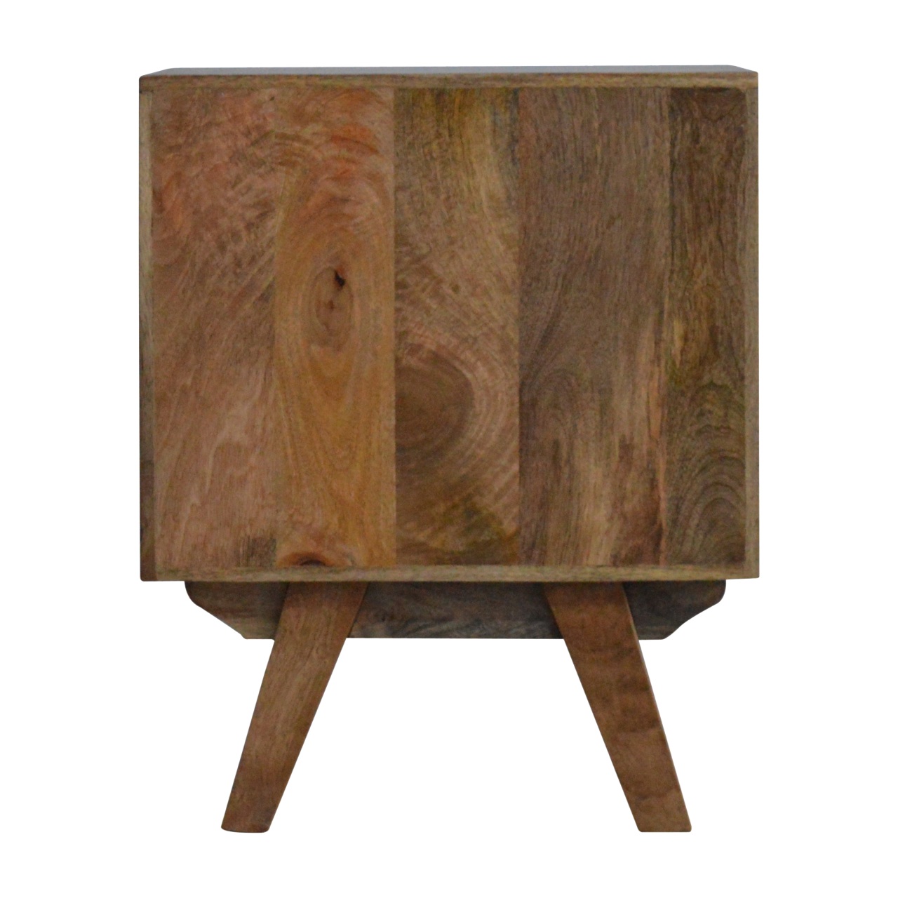 Solid Mango Wood Two Tone Hand Painted Bedside - Image 9