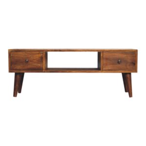 Solid Mango Wood Classic Chestnut Coffee Table
