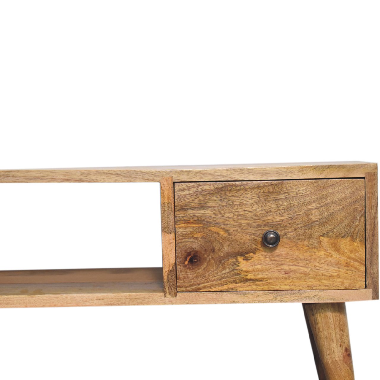 Solid Mango Wood Classic Oak Finish Coffee Table - Image 5