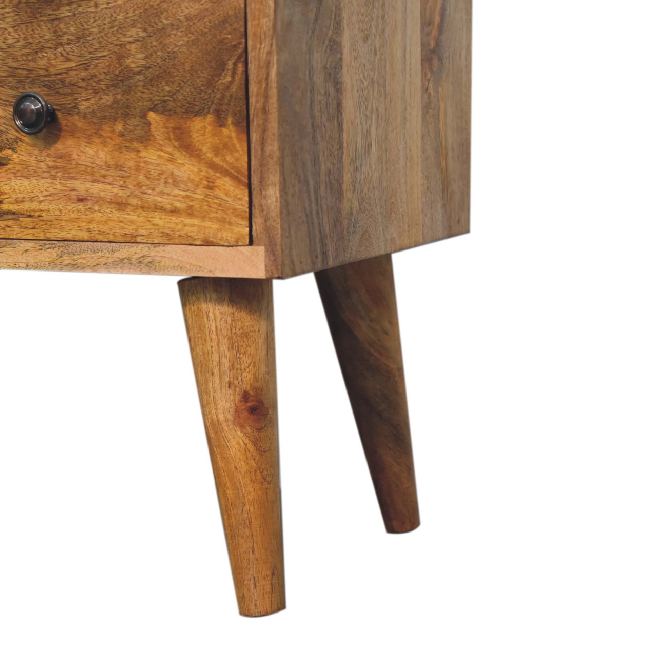 Solid Mango Wood Classic Oak Finish Coffee Table - Image 8