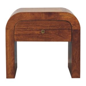 Solid Mango Wood Darcy Chestnut Bedside