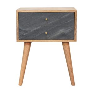 Solid  Mango Wood Slade Bedside