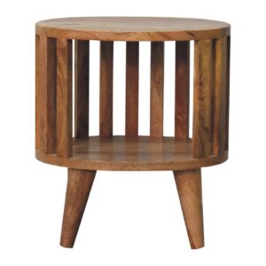 Solid Mango Wood Ariella Single Shelf Bedside