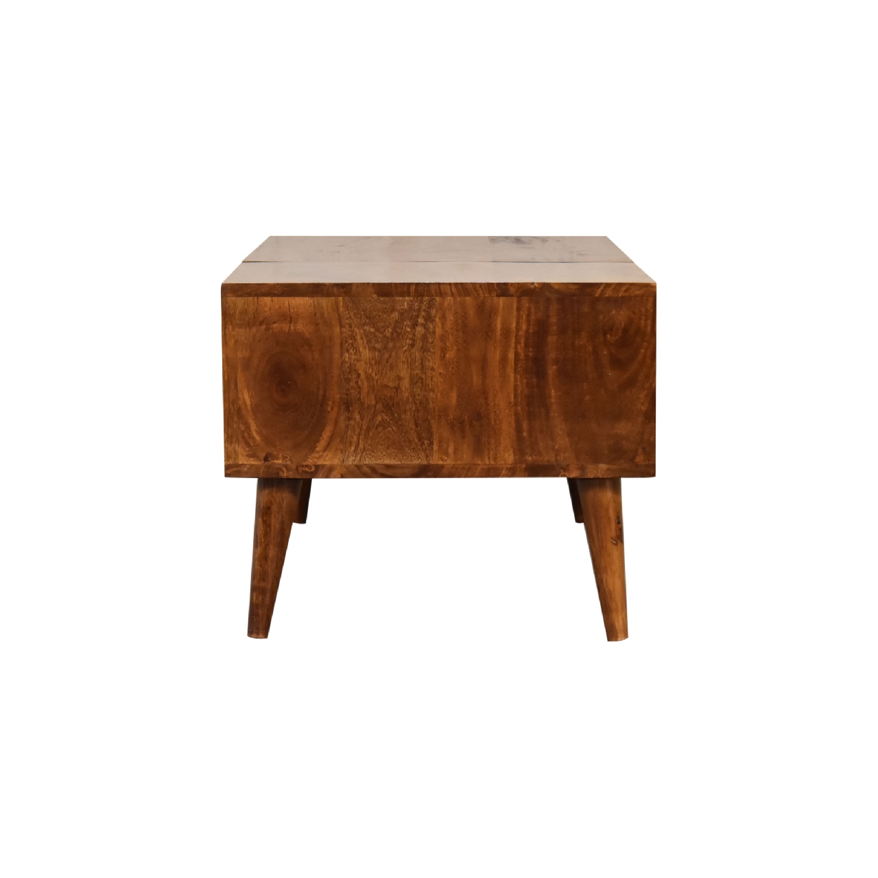 Solid Mango Wood Chestnut Finished Media Unit - Image 10