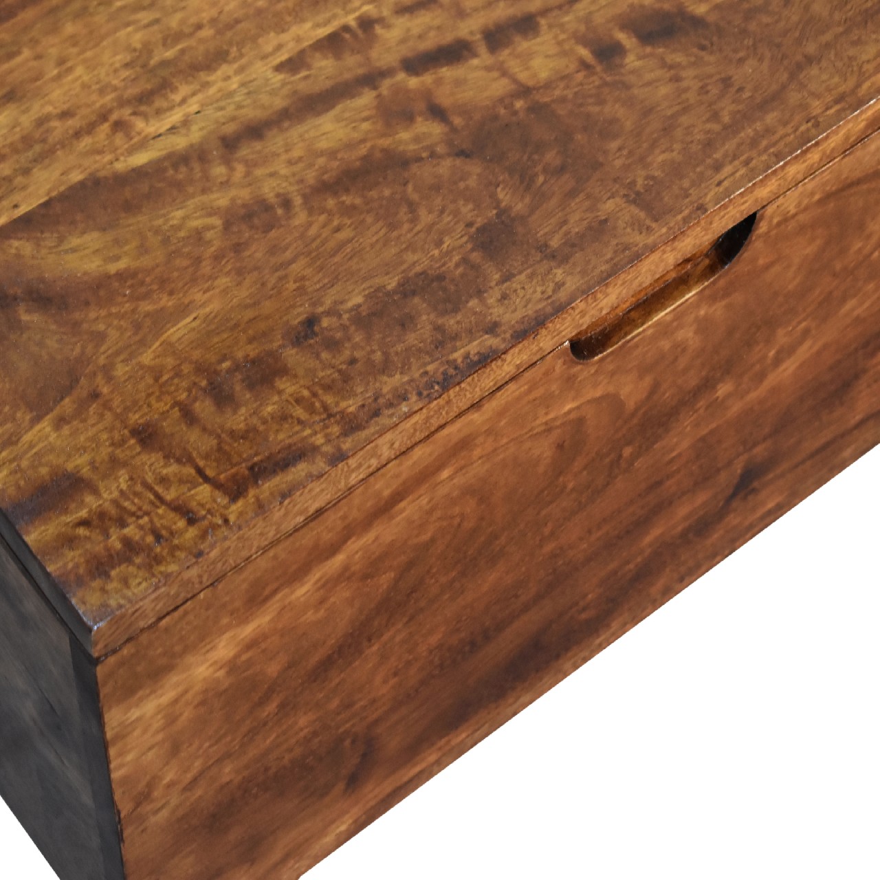Solid Mango Wood Chestnut Finished Media Unit - Image 5
