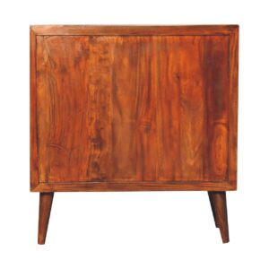 Solid Mango Wood Solid Chestnut Finished Neem Wood Botanical Cabinet/Cupboard