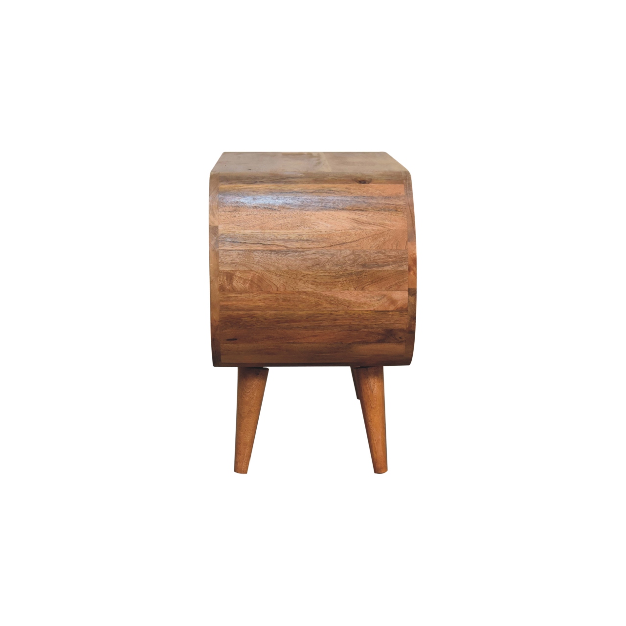 Solid Mango Wood Solid Mango Wood Mango Wood Moda Open Media Unit - Image 8