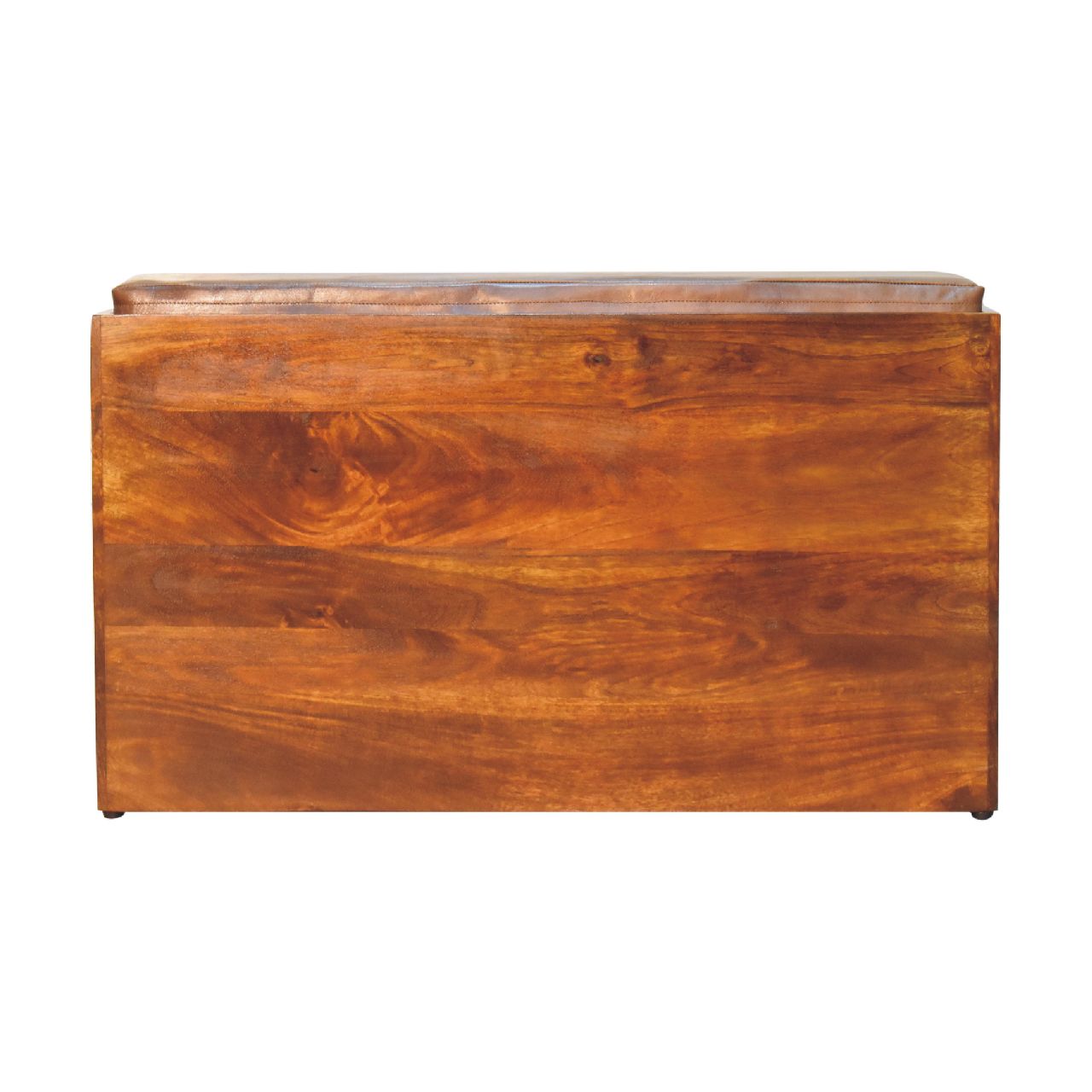 Solid Mango Wood Buffalo Pull out Chestnut Shoe Bench - Image 9