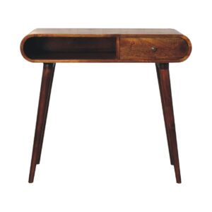 Solid Mango Wood Mango Wood Chestnut London Open Console