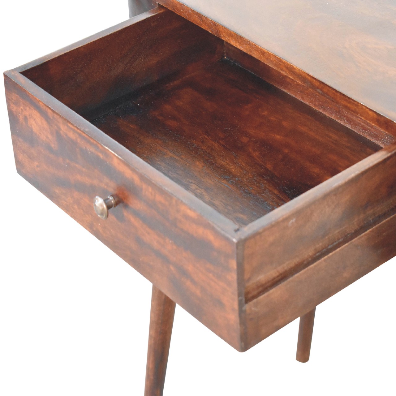 Solid Mango Wood Albion Walnut Console Table - Image 4