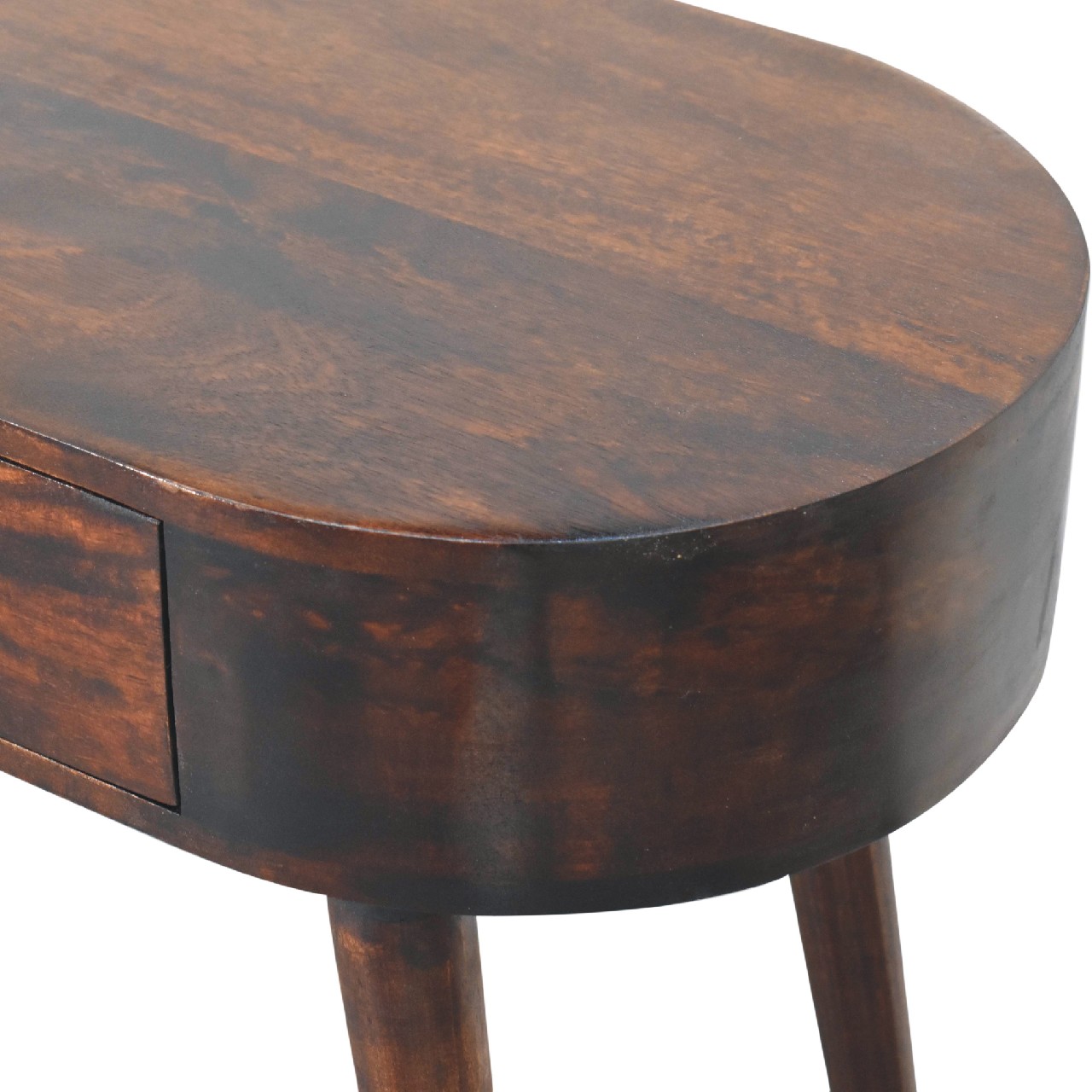 Solid Mango Wood Albion Walnut Console Table - Image 5