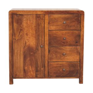 Solid Mango Wood Mango Wood Aspen Cabinet