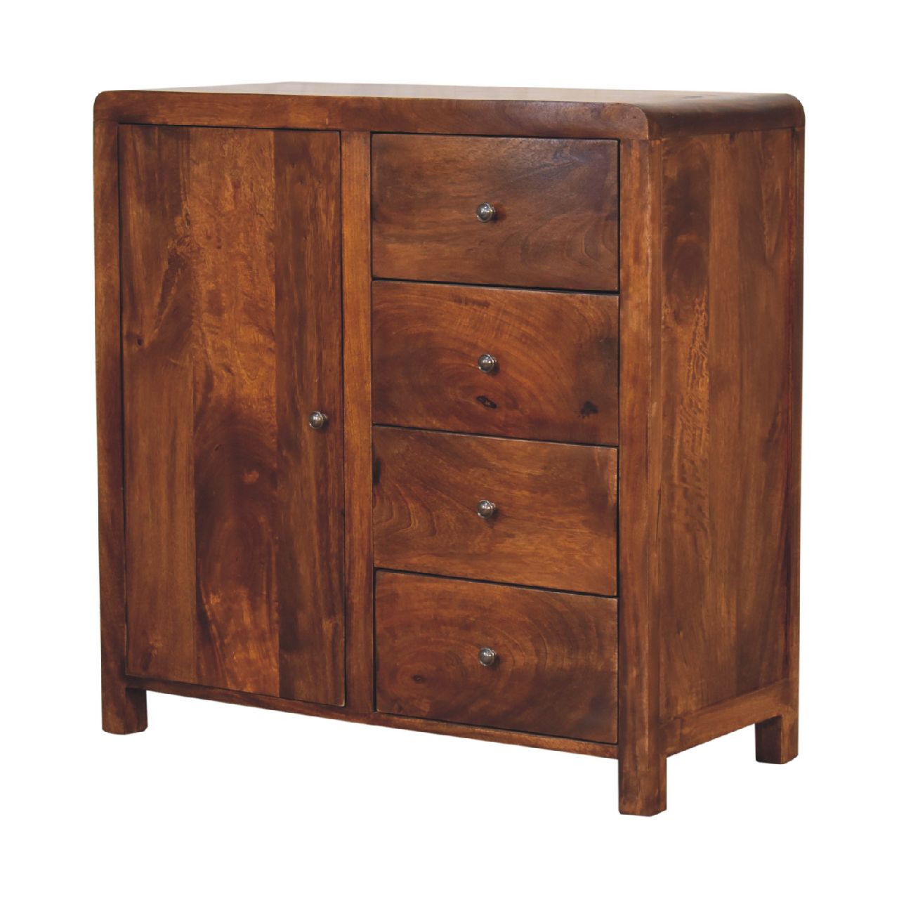 Solid Mango Wood Mango Wood Aspen Cabinet - Image 2
