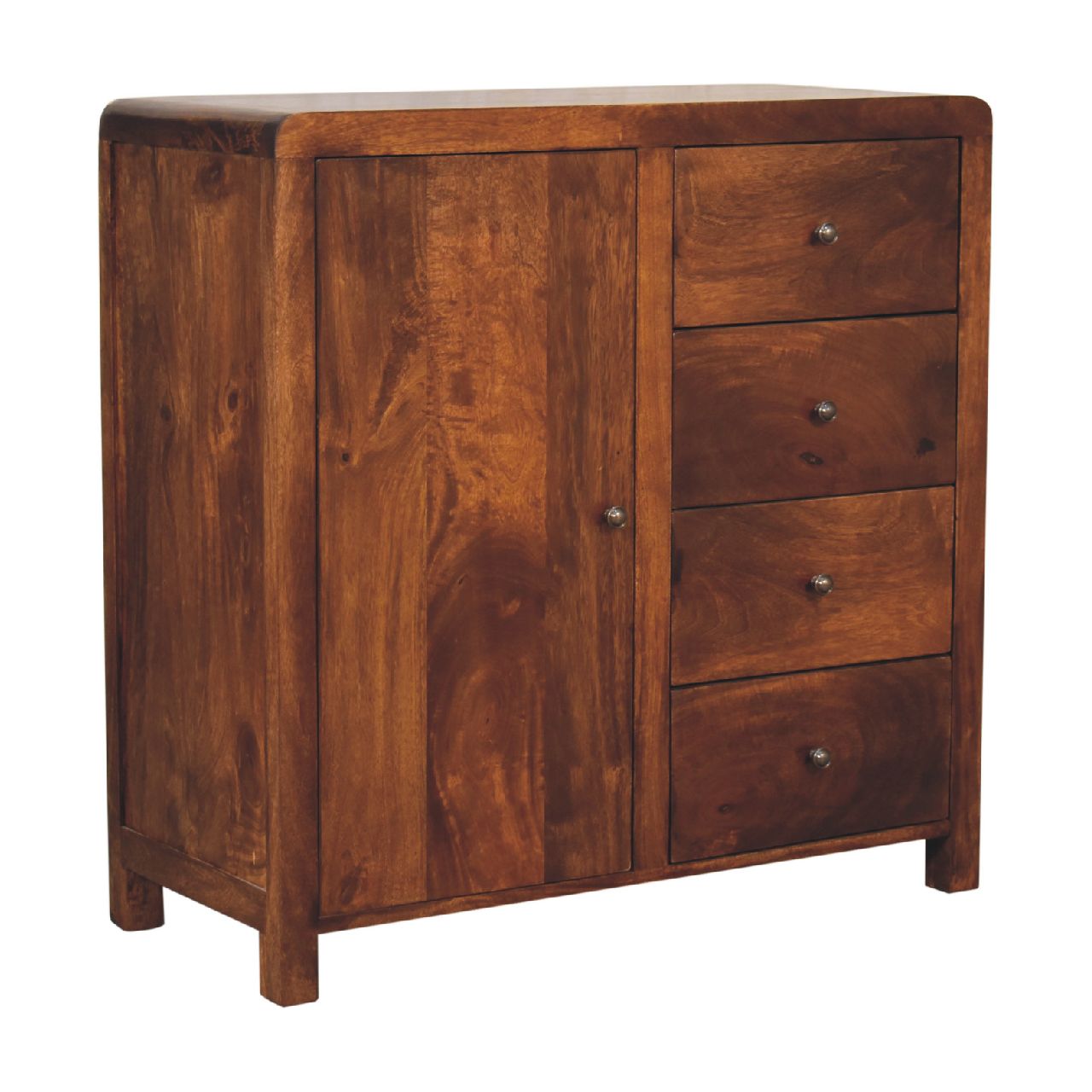 Solid Mango Wood Mango Wood Aspen Cabinet - Image 3