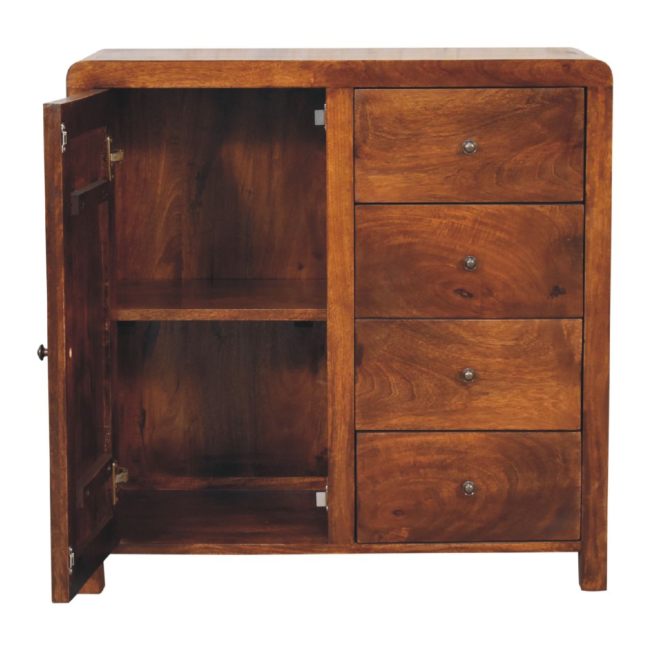 Solid Mango Wood Mango Wood Aspen Cabinet - Image 7
