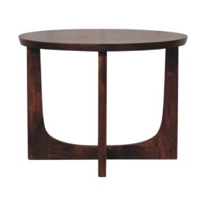 Solid Mango Wood Chestnut Finished Lulu Side Table