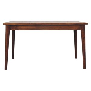 Solid Mango Wood Chestnut Nordic Dining Table