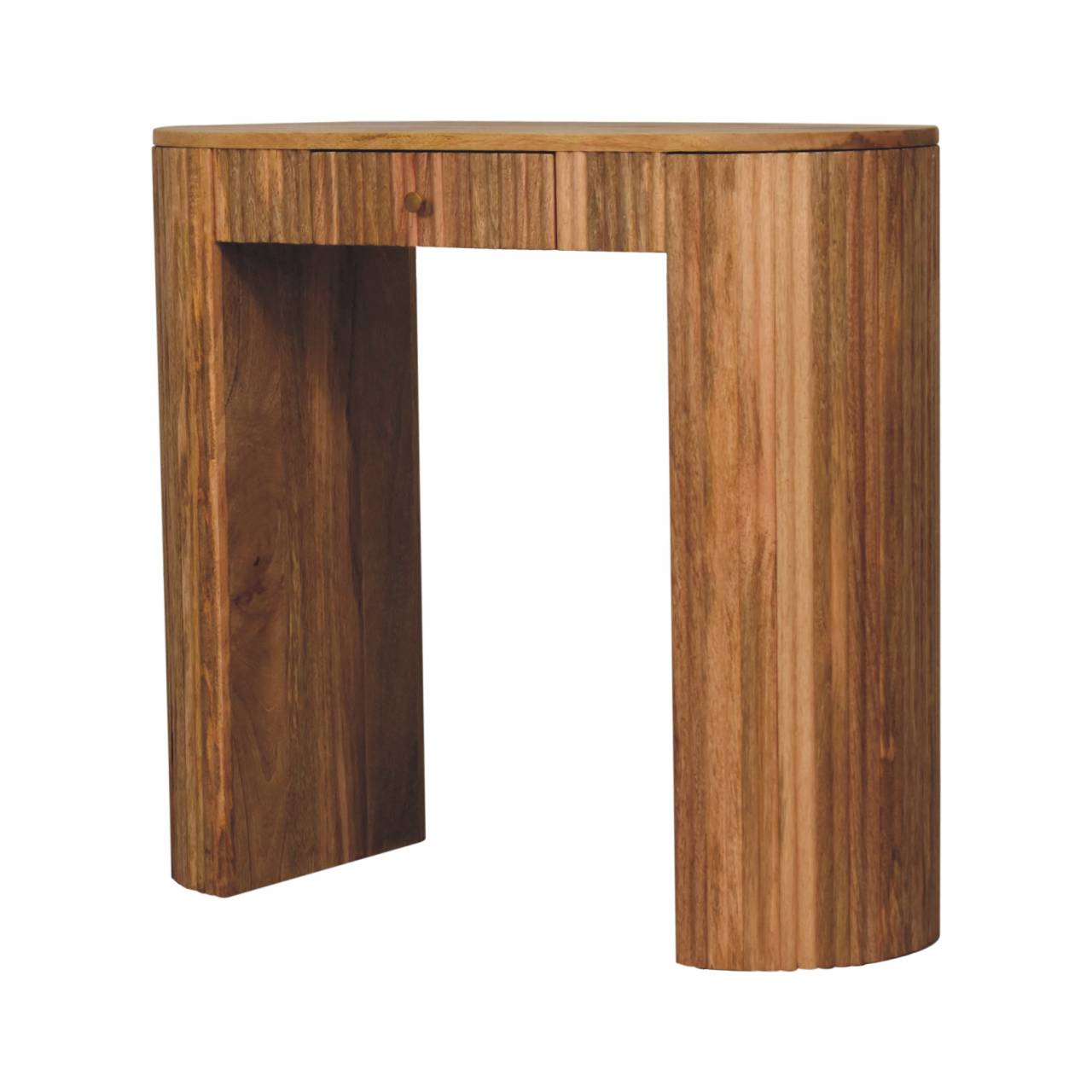 Solid Mango Wood Soba Straight Console Table - Image 2