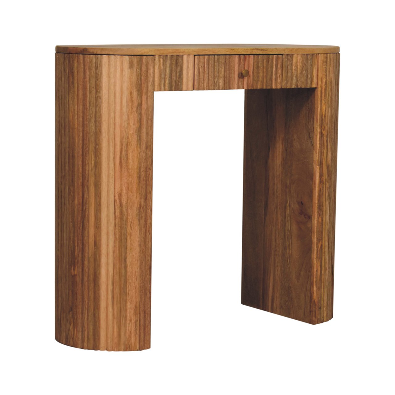 Solid Mango Wood Soba Straight Console Table - Image 3