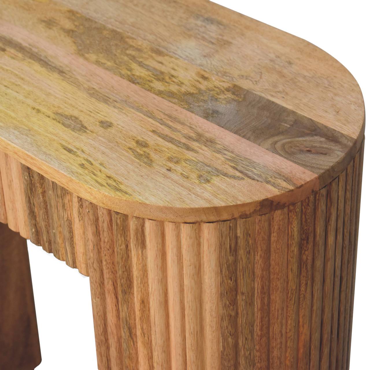 Solid Mango Wood Soba Straight Console Table - Image 5