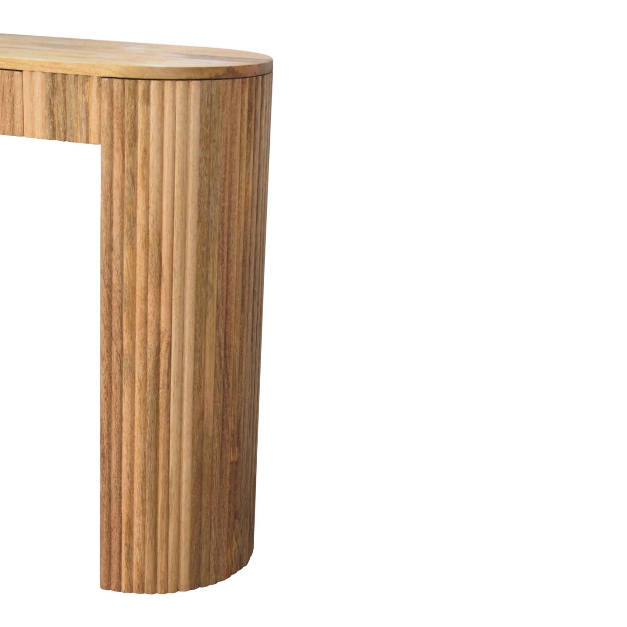 Solid Mango Wood Soba Straight Console Table - Image 7