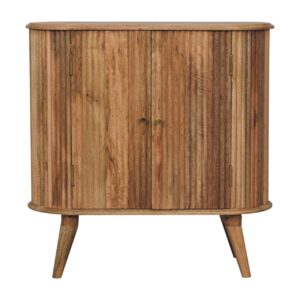 Solid Mango Wood Soba Nordic Cabinet