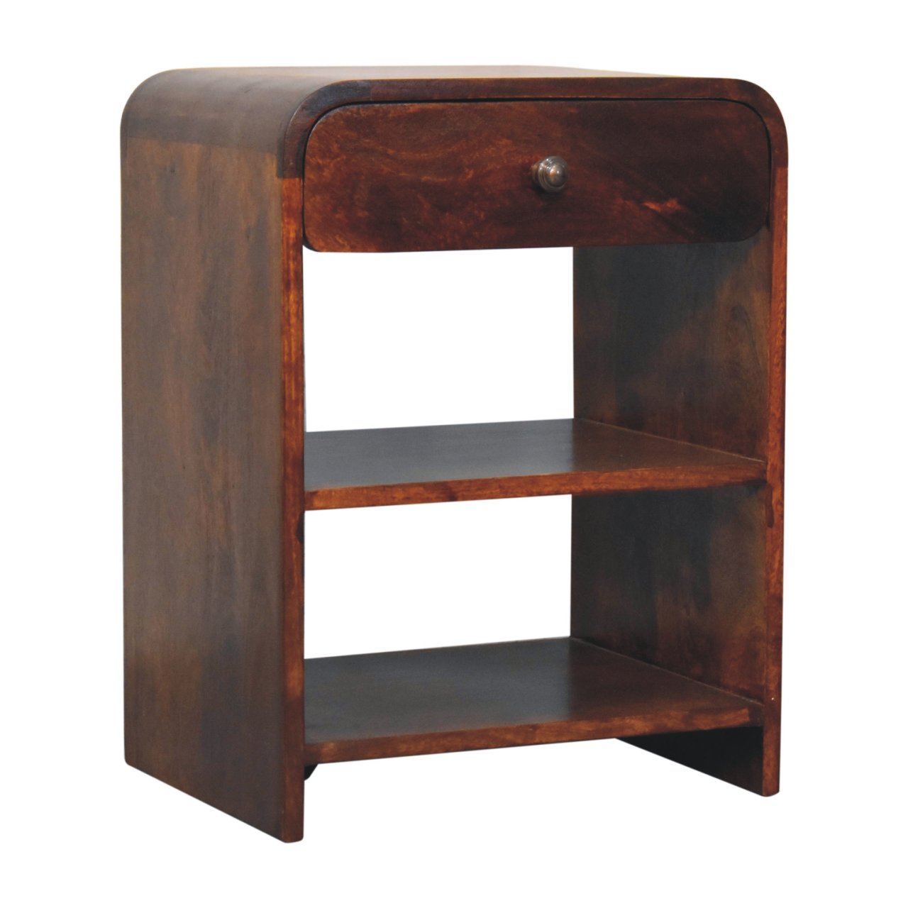 Solid Mango Wood Mango Wood Aspen Open Bedside - Image 3