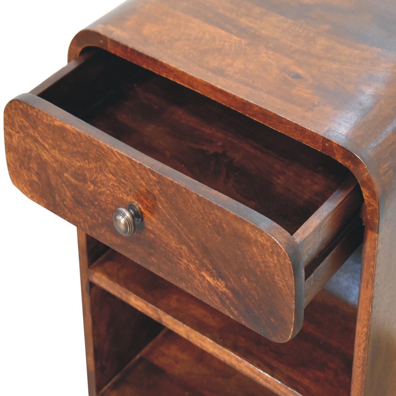 Solid Mango Wood Mango Wood Aspen Open Bedside - Image 6