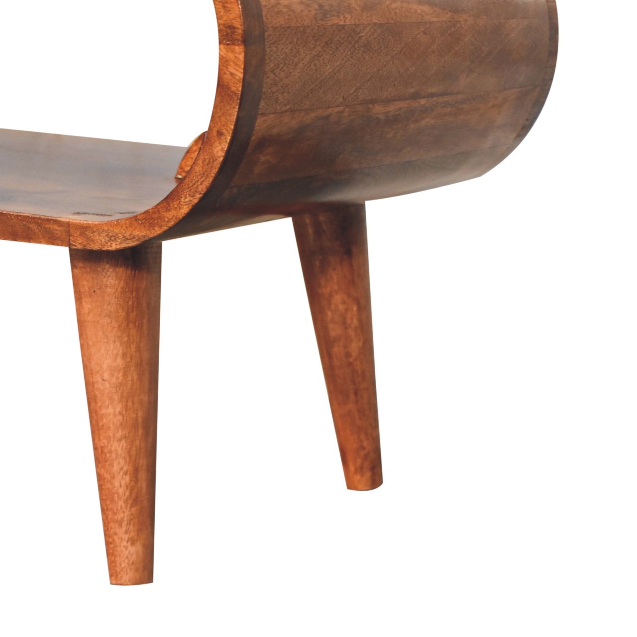 Solid Mango Wood Amaya Nordic Style Honey Caramel Coffee Table - Image 6