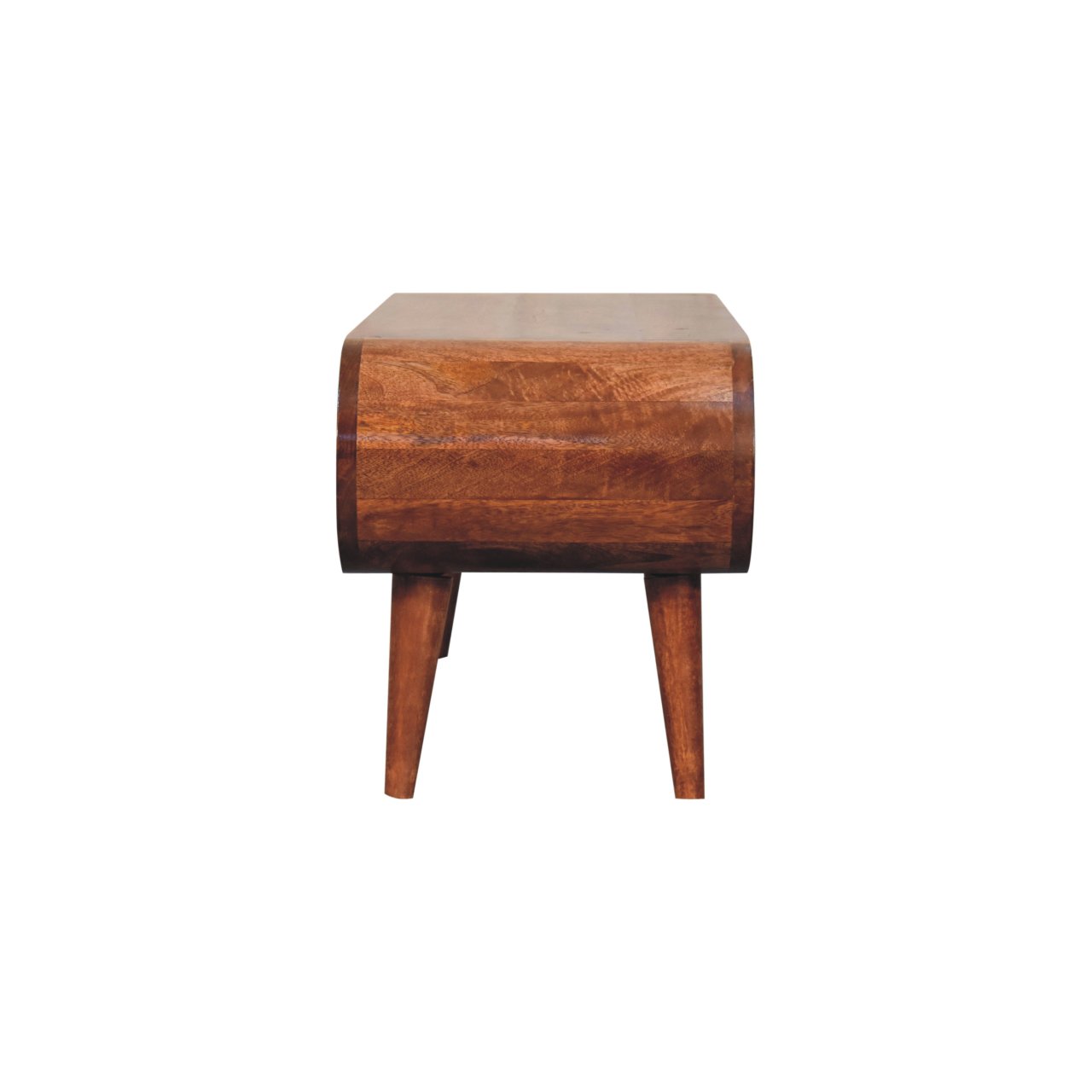 Solid Mango Wood Amaya Nordic Style Honey Caramel Coffee Table - Image 8