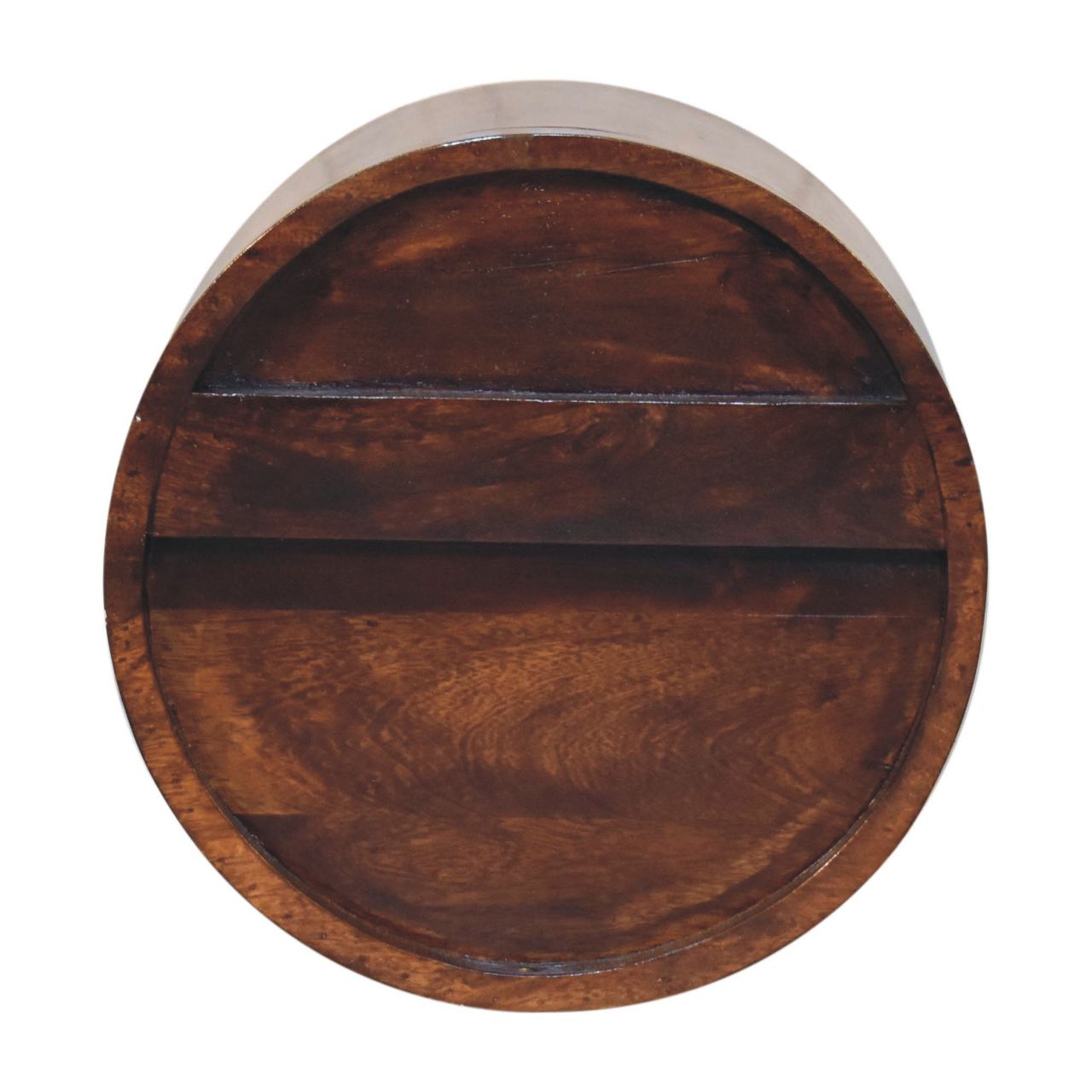 Floating Circle Chestnut Bedside - Image 8