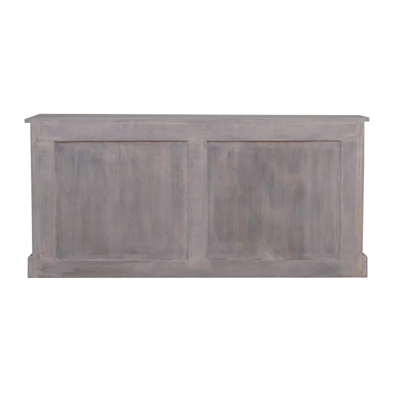 Solid Mango Wood Acid Wash Finished 3 Drawer 3 Basket Storage Cabinet - Image 10